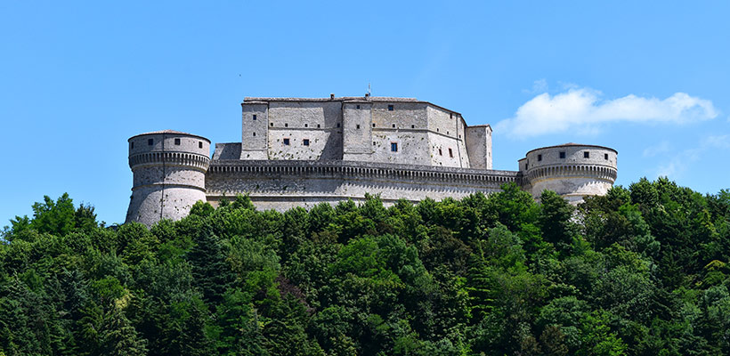 Fortress of San Leo in Emilia Romagna
